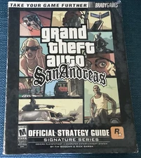 GRAND THEFT AUTO SAN ANDREAS Official Strategy Guide WITH MAP Brady Games