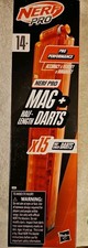 Nerf Pro Mag with 15 Half-Length Darts Magazine plus Refills for Torrent Sender