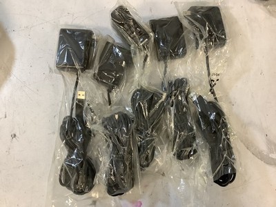 (Lot of 5) Microsoft 1429 Xbox 360 240V AC Power Adapter/Charger, Black ''J4B''