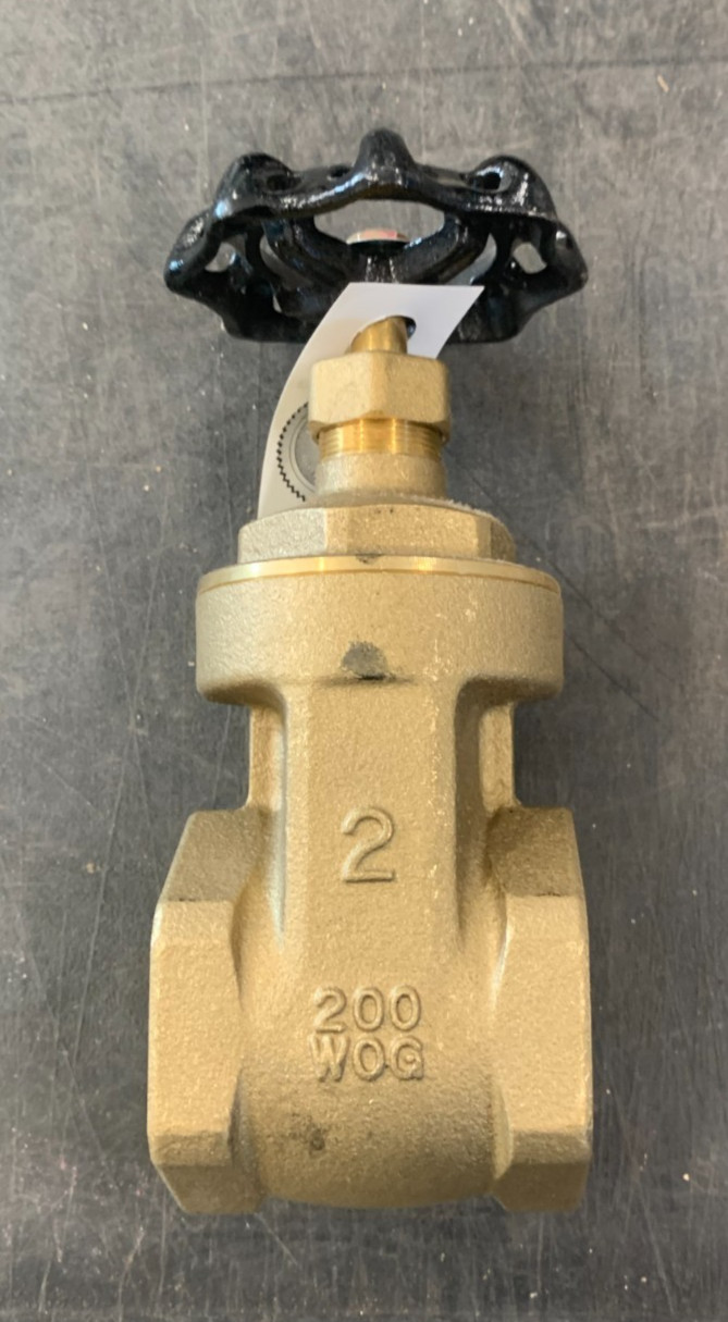 NEW Legend 2" Brass Gate Valve  WOG