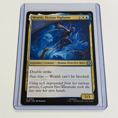 2025 Magic: The Gathering MARVEL'S SPIDER-MAN U #160 Wraith Vicious Vigilante NM