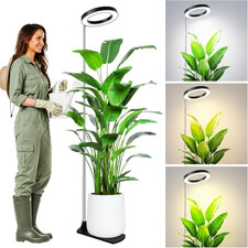 Grow Lights for Indoor Plants, 6.3" Full Spectrum Plant Light with Base, 59" Hei