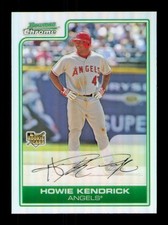 2006 Bowman Draft Picks Chrome Refractor #BDP40 Howie Kendrick Rookie