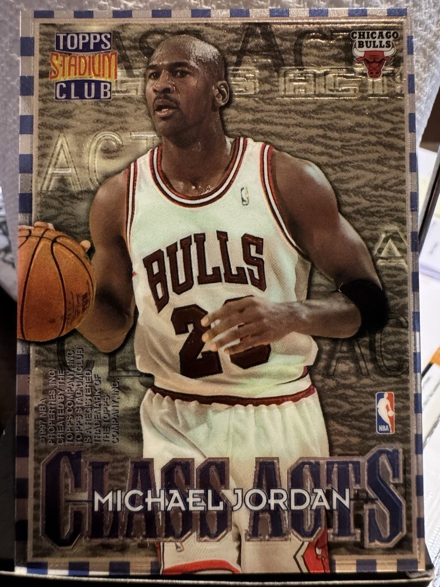 1996-97 Topps Stadium Club - Class Acts Michael Jordan, Jerry 