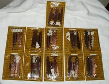 VTG LOT 11 PR (22) AMEROCK ANTIQUE HAMMERED COPPER T1620 CABINET DOOR HINGES NOS