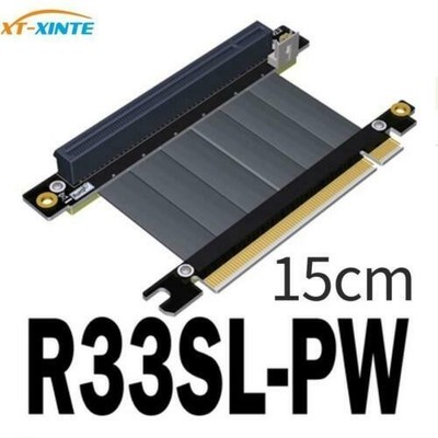 PCI-E 3.0x16 Riser Extension Cable Graphics Card PCI Express 16x Extender SATA