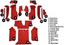 1990-93 Chevrolet Corvette Complete Carpet 1990-93 Chevrolet Corvette Complete Carpet