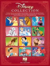 Disney Collection - Easy Piano Songbook | 60 Classic Disney Songs with Lyric...