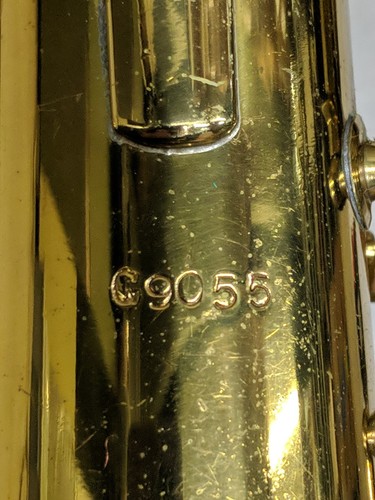 Vintage Italian Andre Bardot Alto Saxophone G9055 with Case & Accessories, Band - Picture 7 of 23