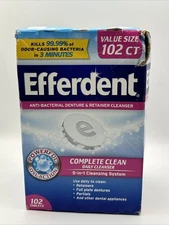 EFFERDENT Denture Cleanser Tablets 102 tablets