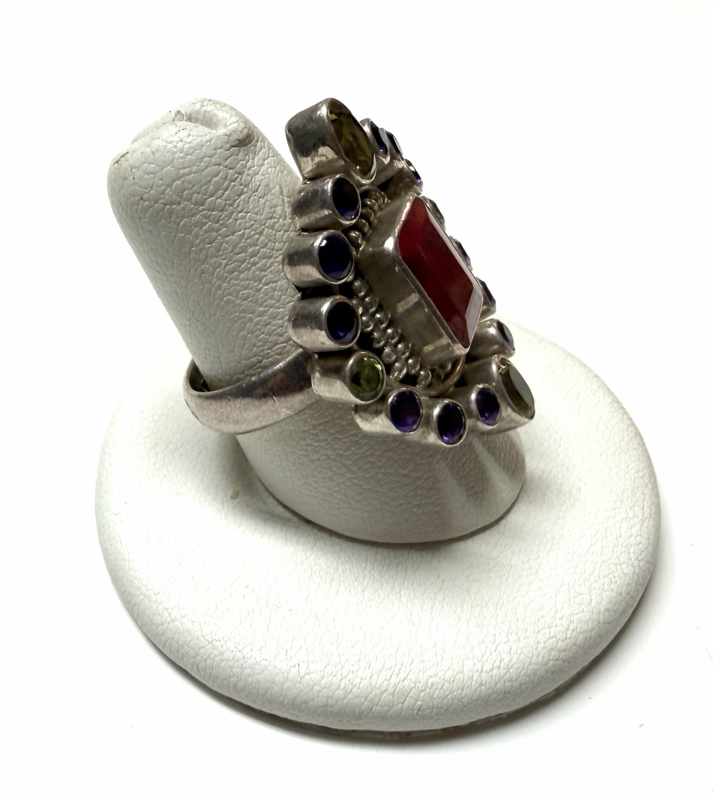 Nicky Butler Sterling Silver Ruby Multi Gemstone … - image 2