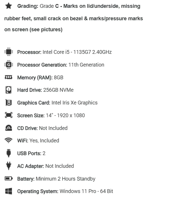 Lenovo ThinkPad E14 · i5-1135G7 · 8GB · 256GB, photo 2 of 5