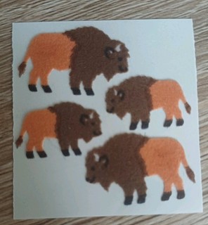 Sticker 90er Sandylion Fuzzi Stickeralbum Stickerheft Bison