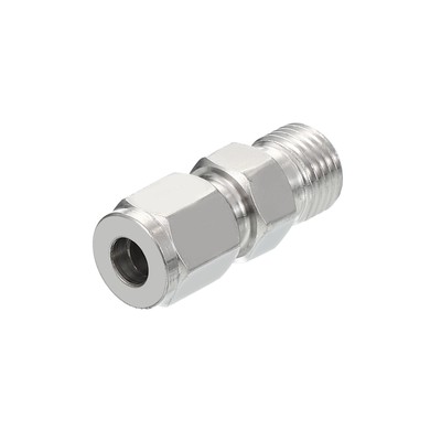 1/4G x Φ1/4'' Kompressionsrohrverschraubung, Doppelferrulen, Gerader Adapter