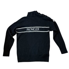 Moncler Collo Alto Tricot T-Neck Wool Sweater Size Large See measurement's