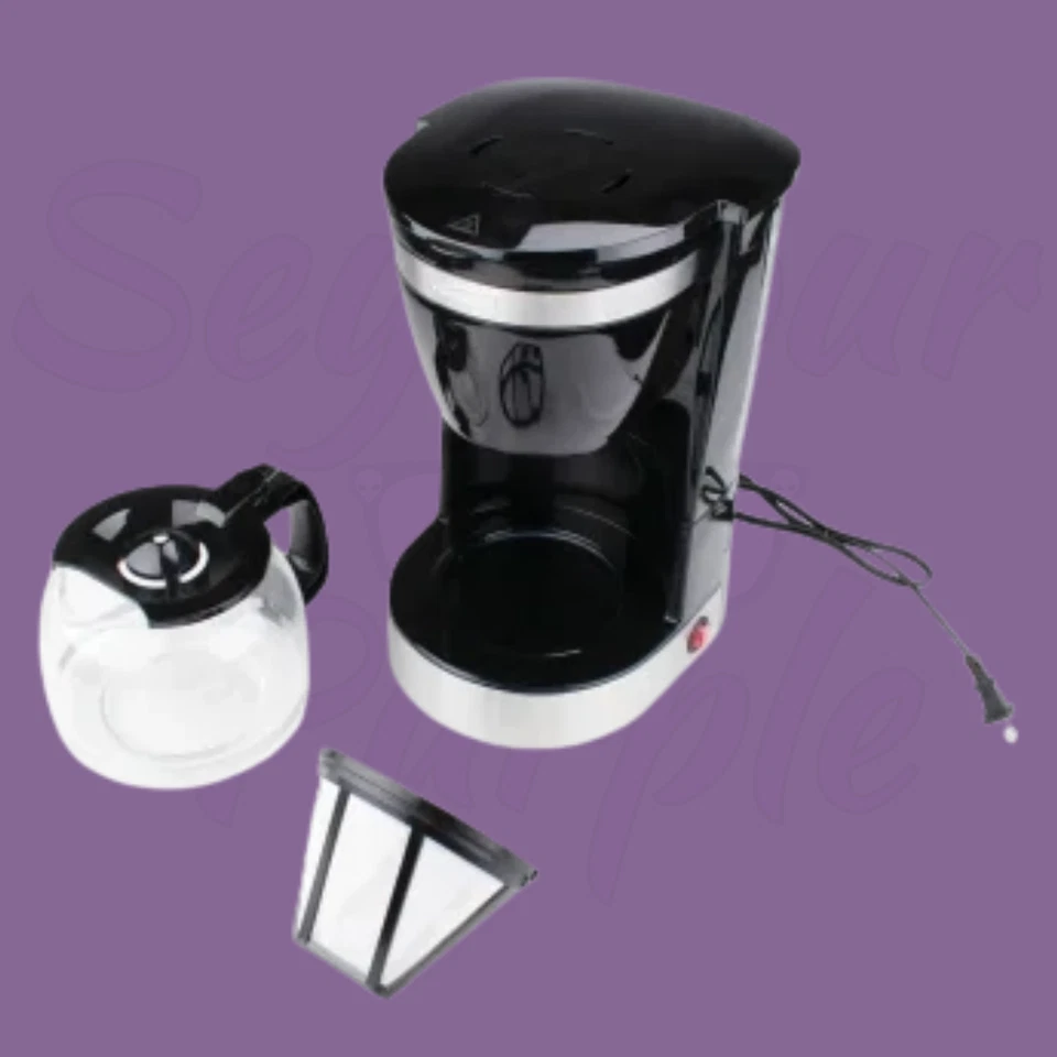 Cafetera Brentwood® 12 tazas negra Foto 2 de 4