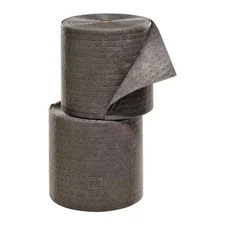 Pig Mat220 Sorbent Roll, 40 Gal, 15 In X 150 Ft, Universal, Gray, Polypropylene
