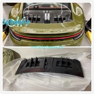 Real Carbon Fiber Rear Trunk Engine Cover For Porsche 911 992 Carrera GT3 Style (For: Porsche 911 GT3)