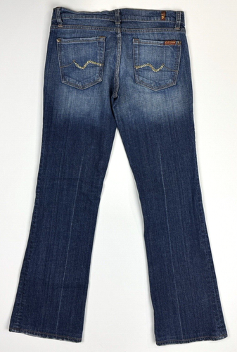 Seven 7 For All Mankind Womens Bootcut Jeans - Size 27 30x30 - Picture 8 of 8