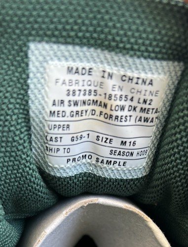 Nike Air Swingman Griffey Metal Baseball Cleats Sz 16 Oregon Ducks DJ Metalf PE - Picture 12 of 13