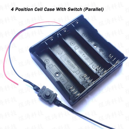 18650 Battery Holder Box Case 1 2 3 4 Cell Position Wired Box - High Quality - Picture 15 of 29