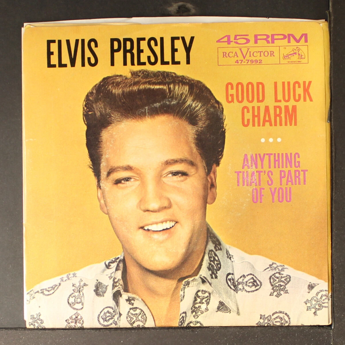 ELVIS PRESLEY: good luck charm / anything that&#039;s part of you RCA  7&#034; Single | eBay
