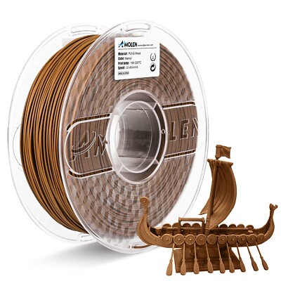 AMOLEN Walnut Wood Printing Filament 1.75mm PLA 3D Printer Filament 3D Printe...