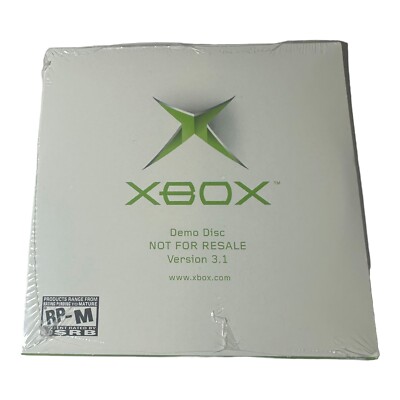 Microsoft Original XBOX Demo Disc Version 3.1 SEALED
