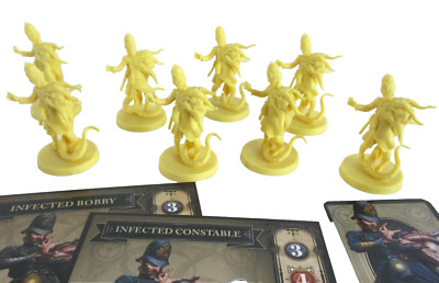 THE WORLD OF SMOG: The Embassy 8x INFECTED CONSTABLE Minis & Cards NEW!!