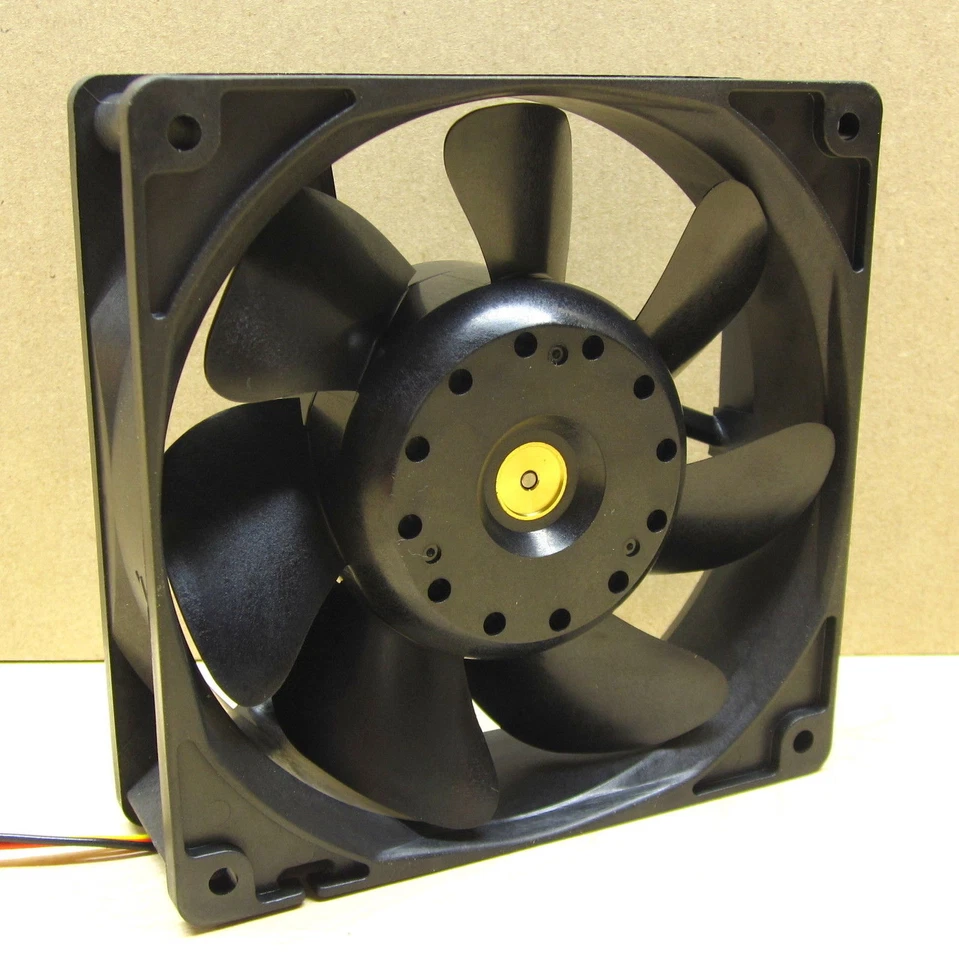Sanyo Denki 120mm x 38mm Fan w/ Thermal Control by Temperature 109R1212TH142 - Image 2 of 4