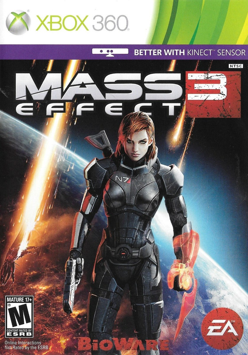 Xbox 360 Game - Mass Effect 3 - Reversible Cover 2-Disc Set Please