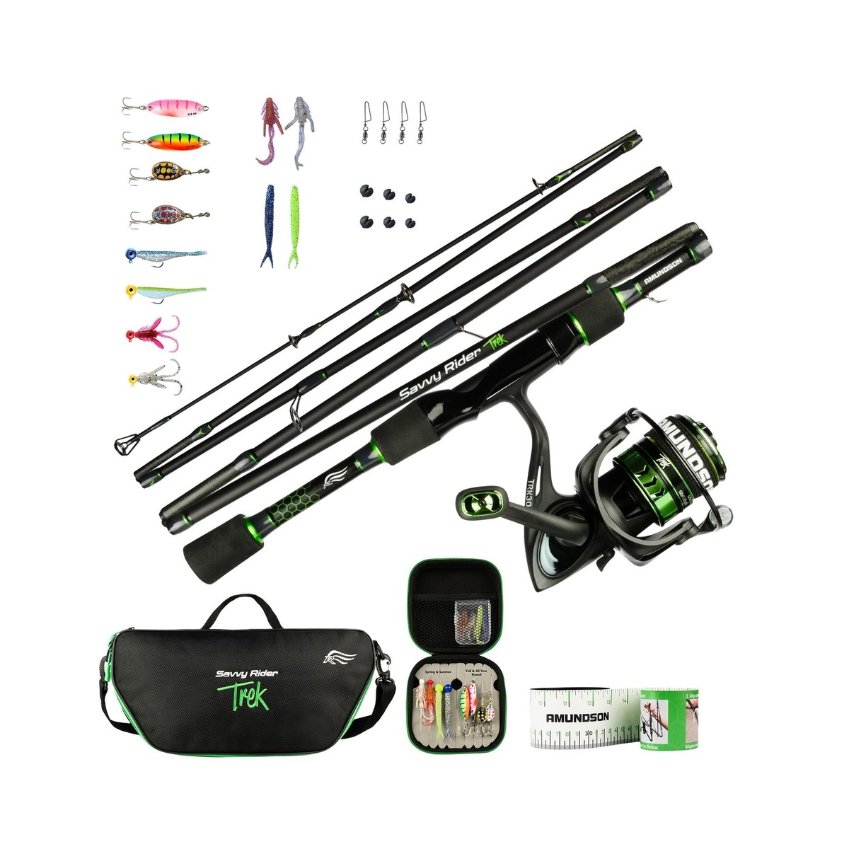 Amundson Savvy Rider Trek All-in-One Fishing Combo | eBay