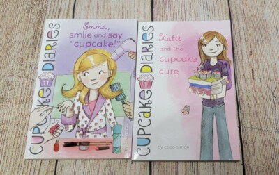CUPCAKE DIARIES #1 & #11 CHAPTER BOOK LOT OF 2 COCO SIMON EUC  AGES 8-12 SOFT 