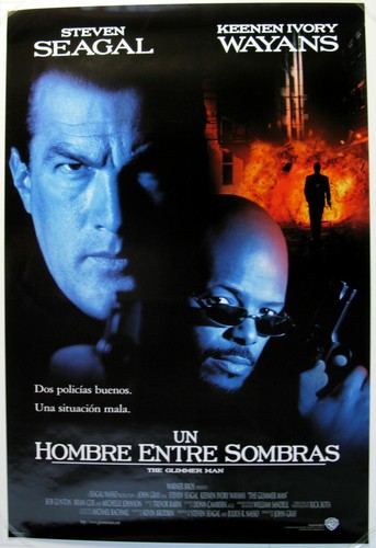 The Glimmer Man original 1996 movie poster ,Spanish ,rolled 27''x 40'' mint con.