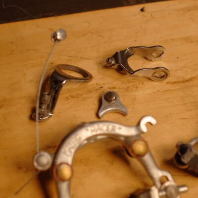 NOS Mafac Querzugträger Mittelzug Bremse Brake Cable Straddle Hangers Center Pull Brakes Vintage Eroica
