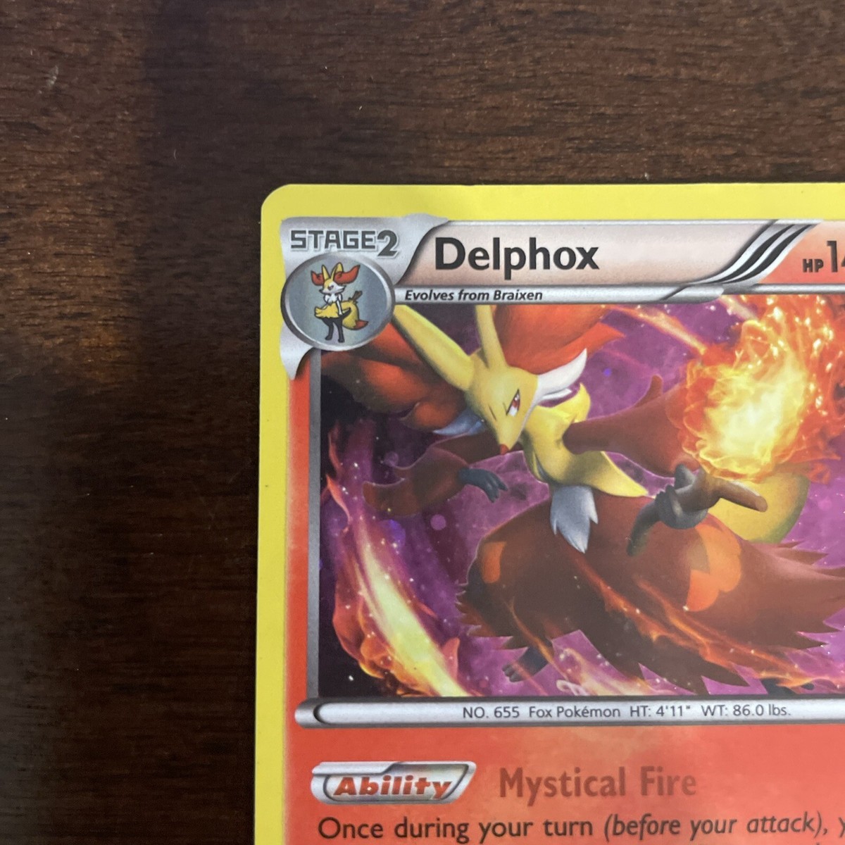 Stage 2 Delphox HP140 Pokémon Card # 26/146 | eBay