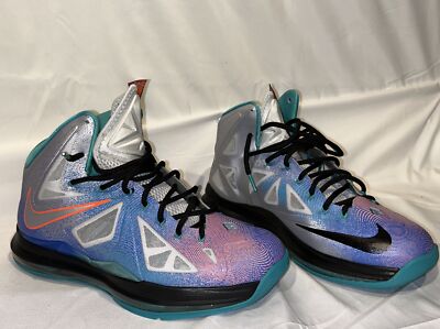 Nike LeBron X  Men s Size 11 Pure Platinum 2013  VNDS