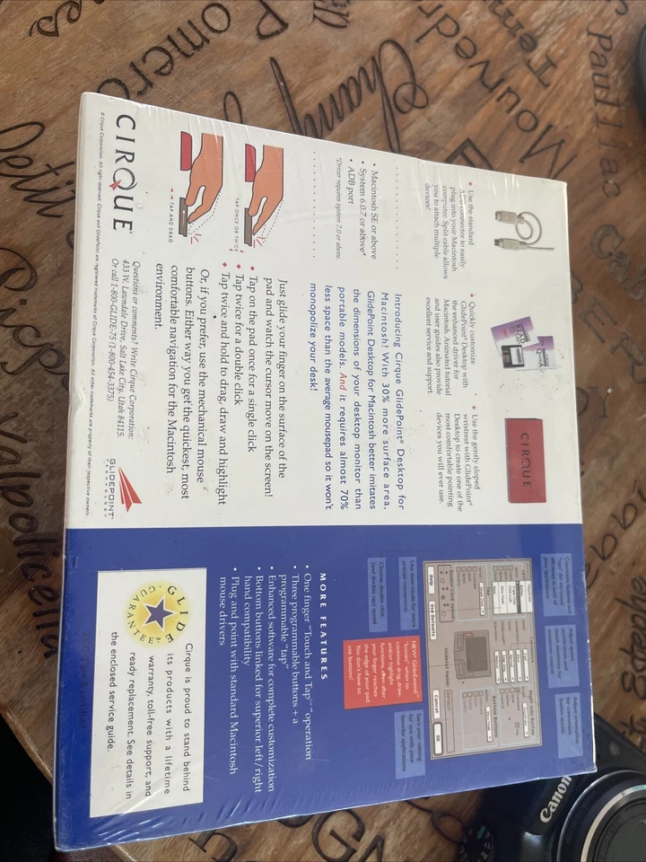 NEW IN BOX: "VINGAGE" CIRQUE GLIDEPOINT DESKTOP- For Macintosh Sealed - Image 3 of 4