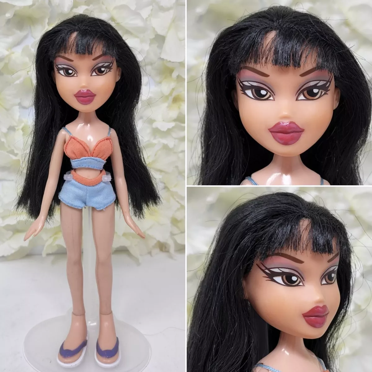 MGA Bratz 2002 Beach Party Jade Asian Doll in Beachy Bikini Swimsuit Summer