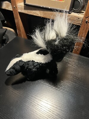 Douglas Striper Skunk Plush Toy Stuffed Animal 8" Black White - Foto 10