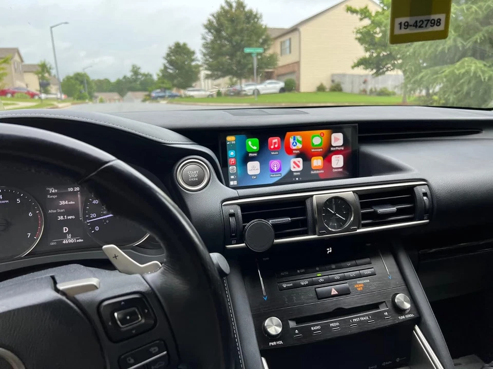 Radio estéreo para automóvil Android 10,25" 4+64G CarPlay GPS para Lexus IS250 IS30 2013-2018 Foto 4 de 4