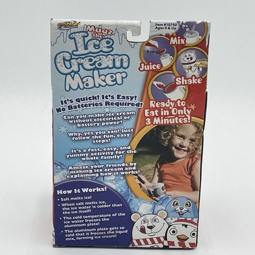 Mugz Kids Mini Ice Cream Maker Mug Blue Seal Fun Science Teach Home Geospace - Picture 3 of 5