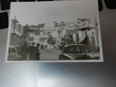 1948 ERA Privatfoto AMMAN STREET 80 x 55mm bC