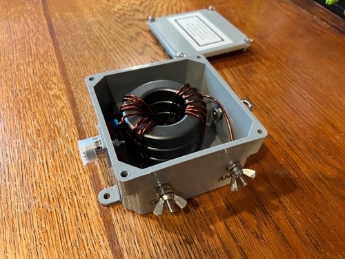 End Fed Half Wave EFHW 49-1 Transformer 160/80/40/20 M HIGH POWER TRIPLE CORE - Zdjęcie 3 z 4