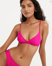 Hot Pink J CREW swimsuit bikini top size medium top, small bottom NEW WITH TAG