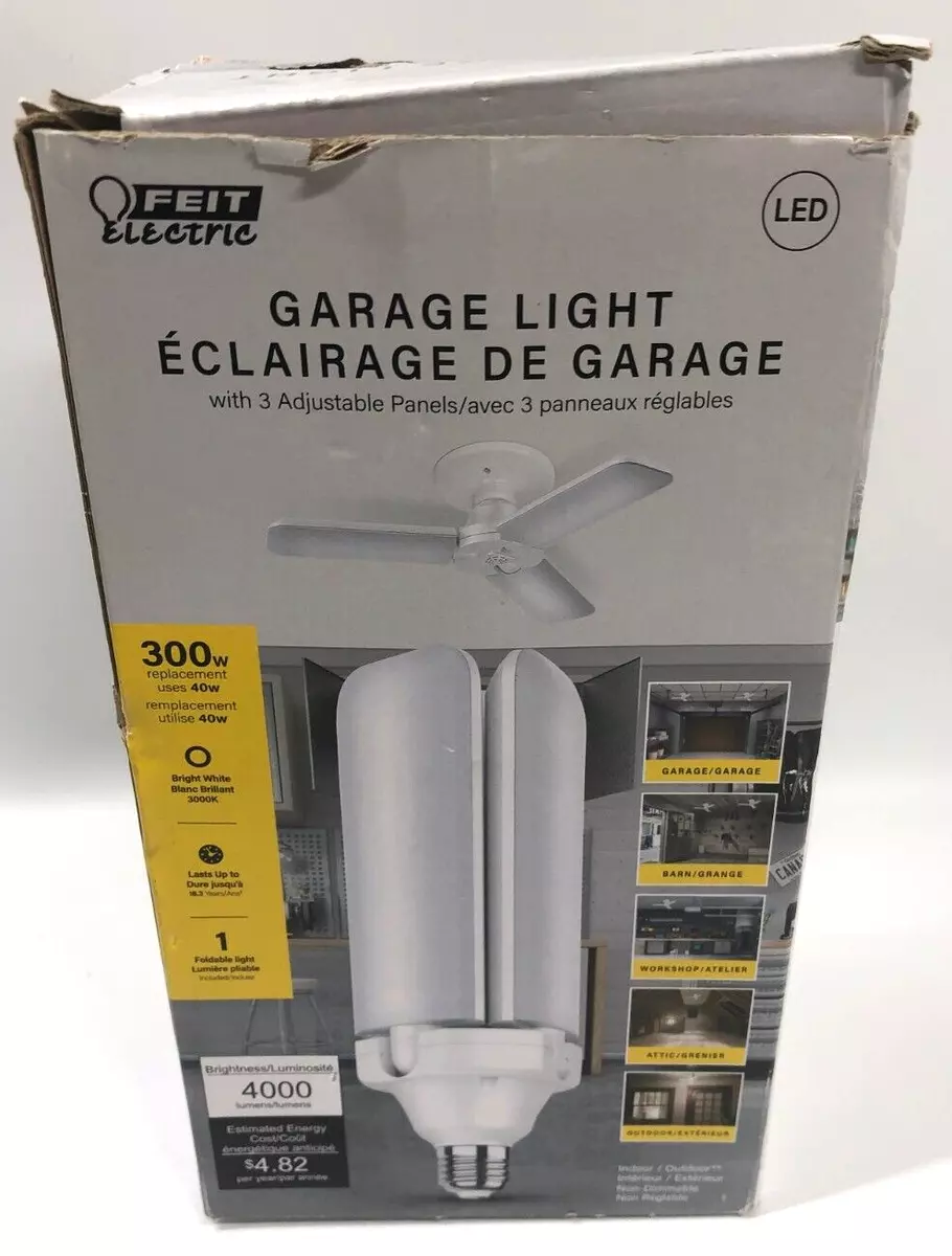 Feit Electric ADJ4000 LED Garage Shop Light 3 Panel Adjustable