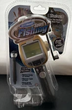 NEW  Electronic Sport Fishing Game Hand Reel Cast Sounds Shakes Handheld Travel