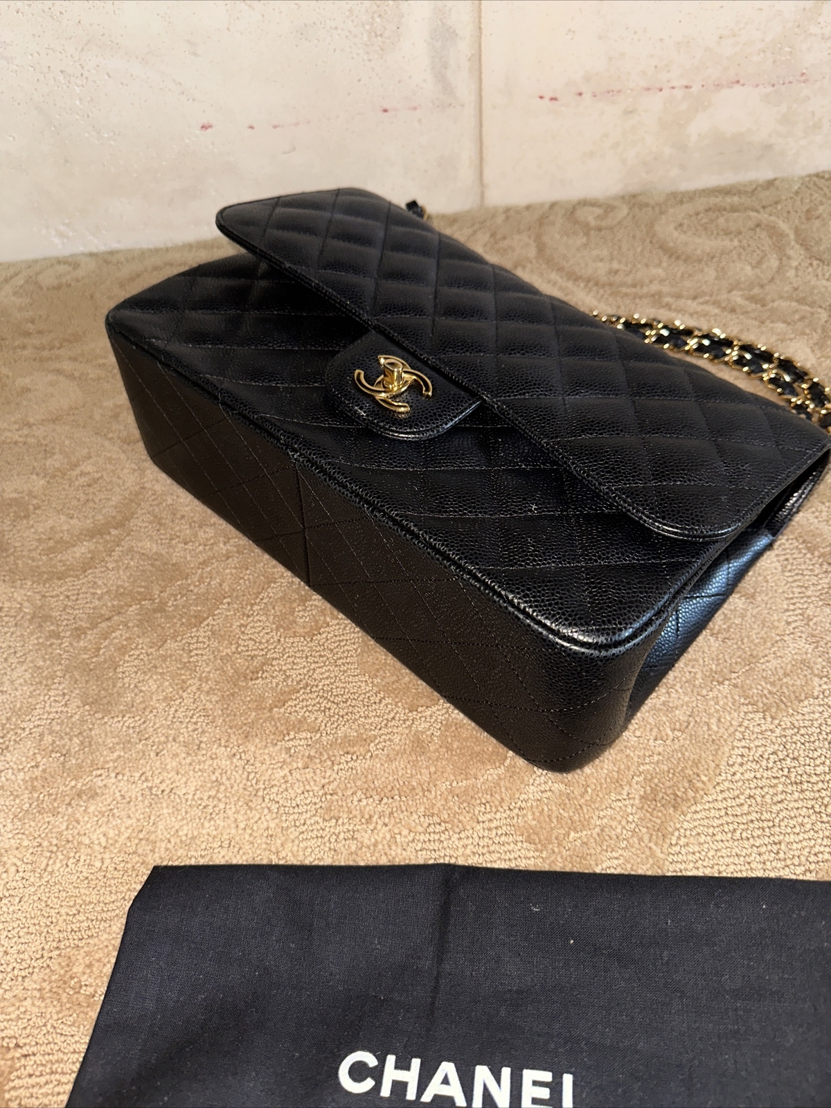 100% AUTHENTIC CHANEL CLASSIC Large DOUBLE FLAP w… - image 20