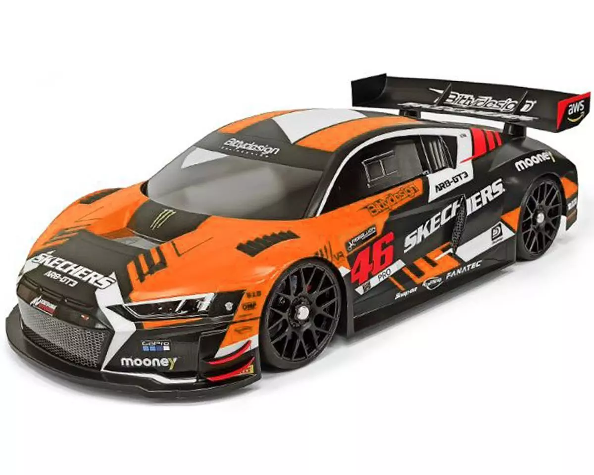 Bittydesign AR8 GT3 HD 1 8 On Road GT Body Clear 360mm Wheelbase