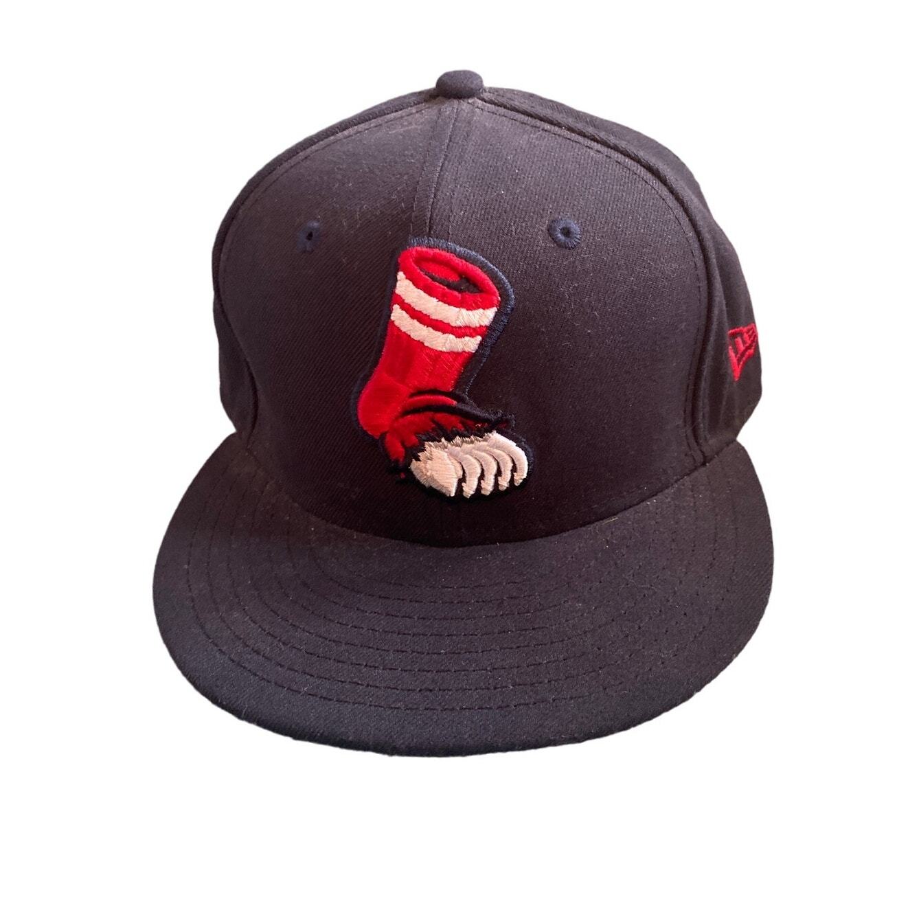 New Era Men Pawtucket Red Sox Fan Apparel Fitted Hat Size 7 1/4 baseball MLB